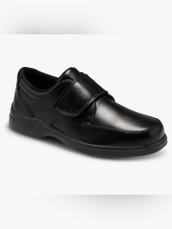 Hush Puppies Other - Hush Puppies Boys Black Leather Slip-On Formal Dress School Shoes Size 3.5 NWT